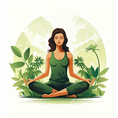 ressourcement, méditation, chant de mantra., Yoga