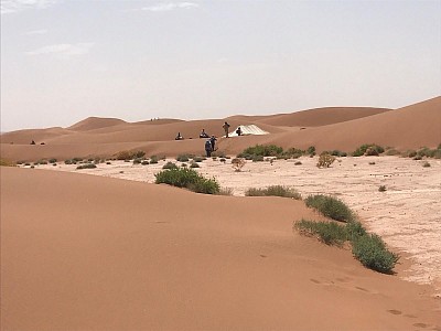 Dunes marocaines lors de la retraite Yoga dans le désert marocain